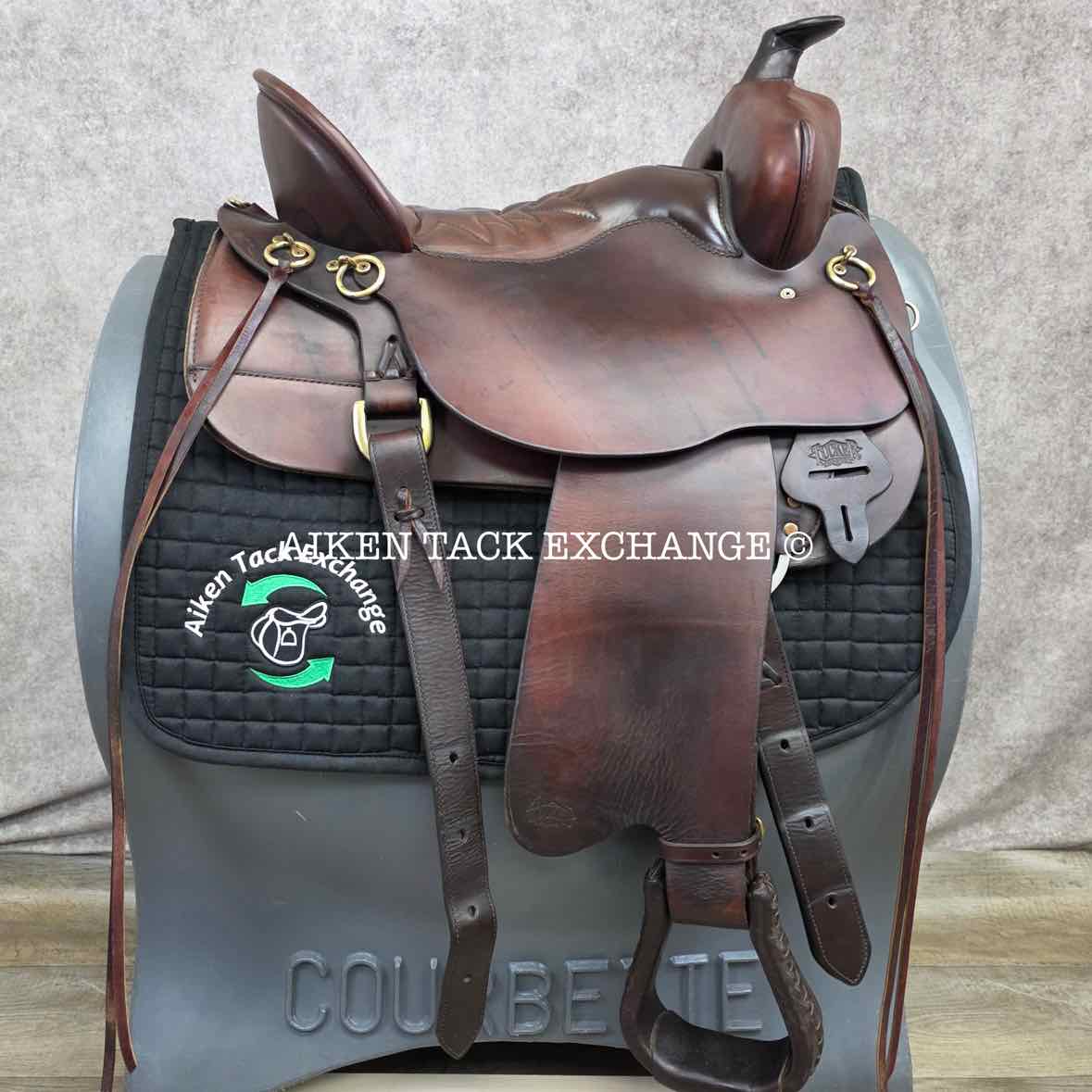 **SOLD** 2006 Tucker 260 High Plains Western Saddle, 16.5" Seat, Medium Tree - Semi QH Bars