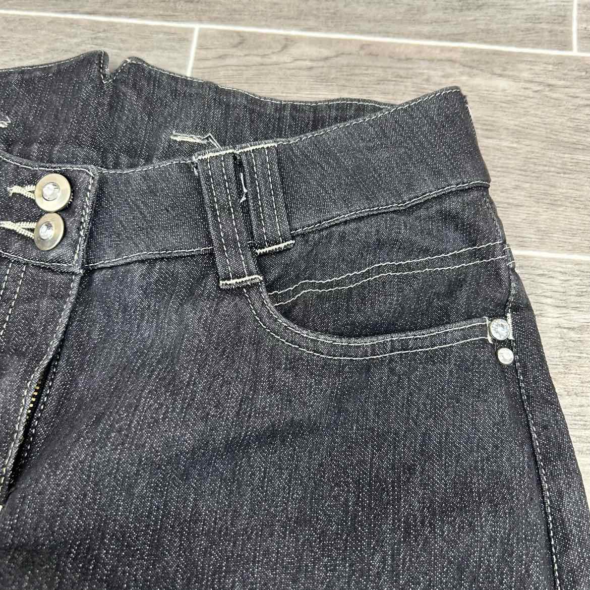 HKM Ms Blink Full Seat Denim Boot Cut Breeches, Size 30