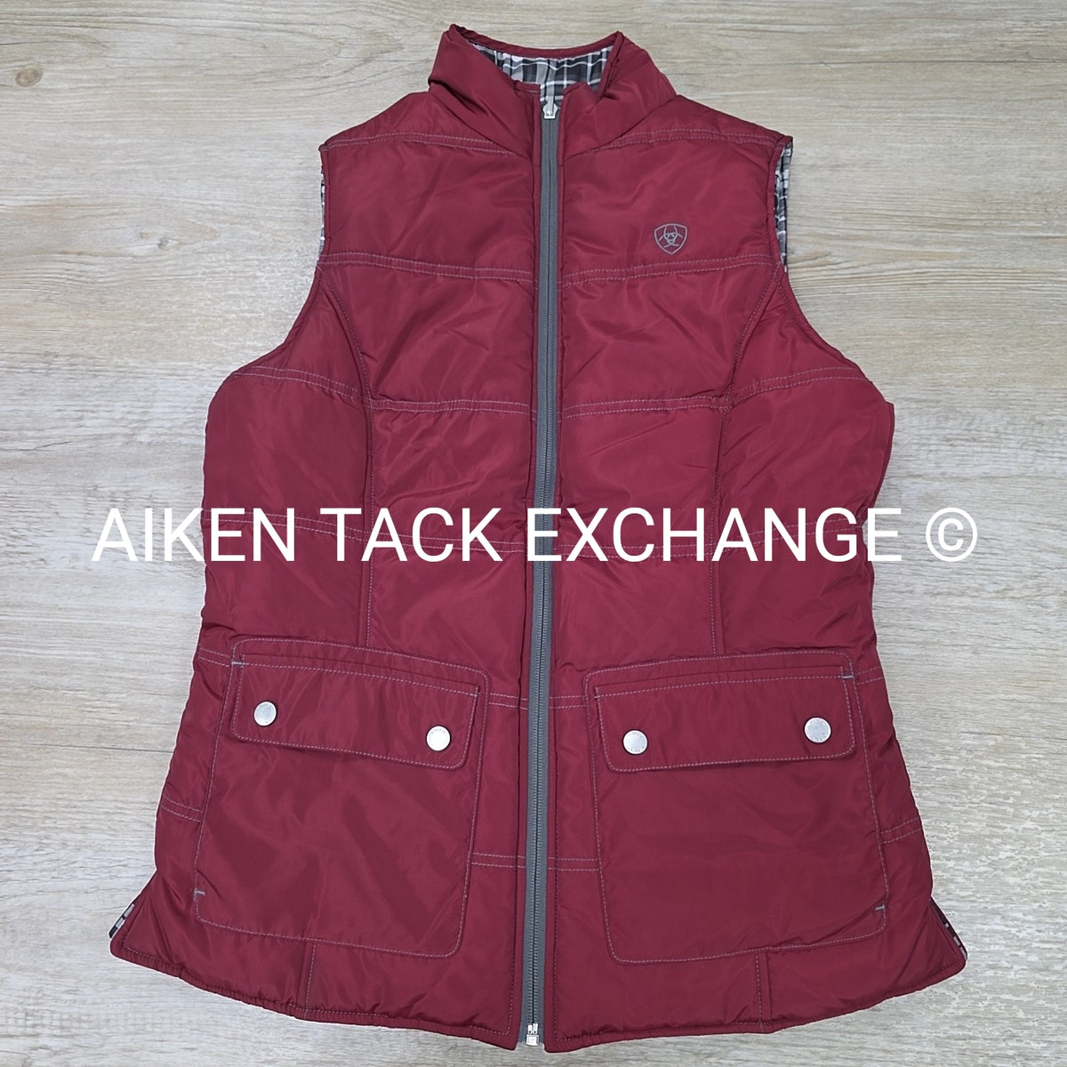 Ariat Reversible Insulated Puffer Vest, Women's Medium