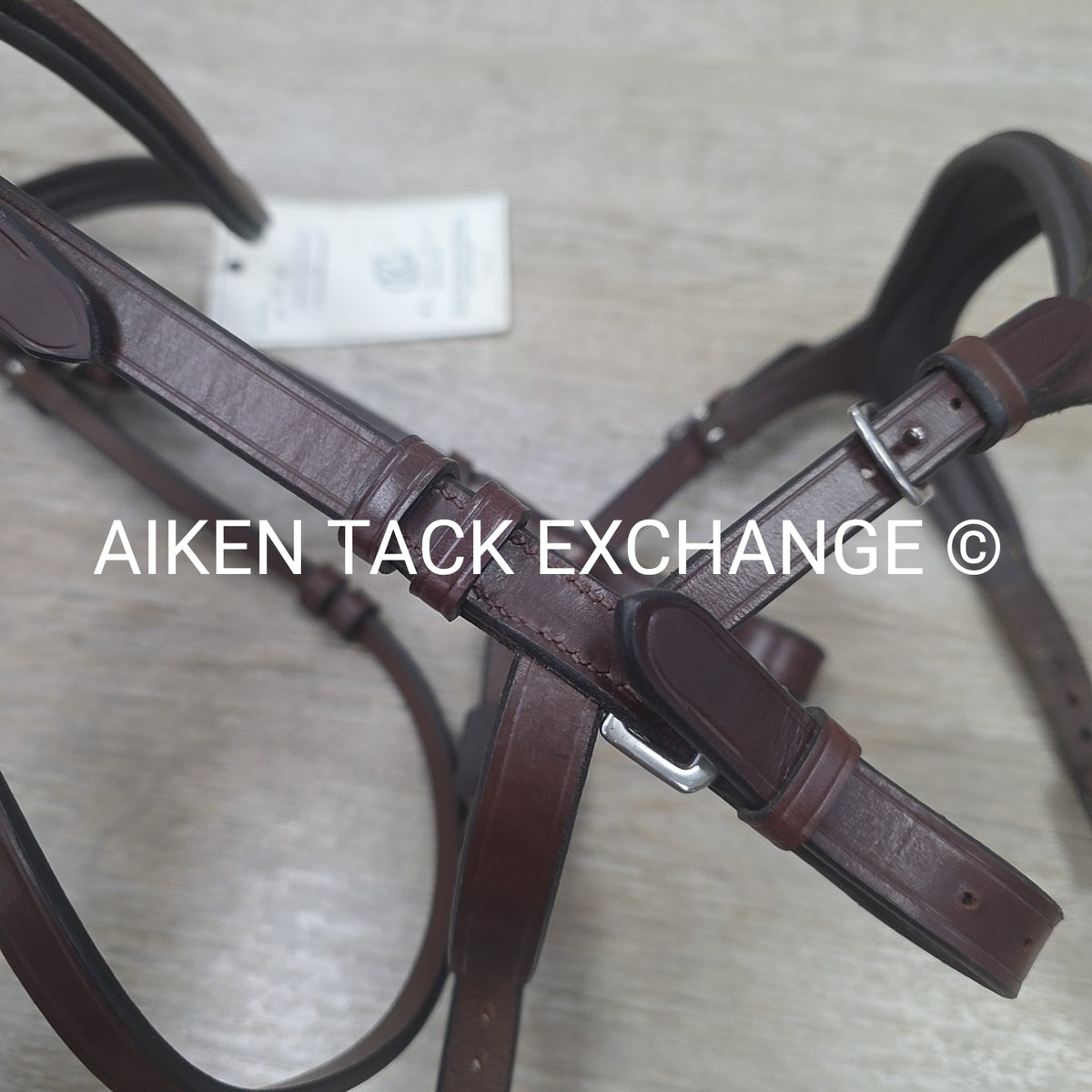 KL Select Tuscan Anatomic Bridle, No Reins, Brown, Size Full