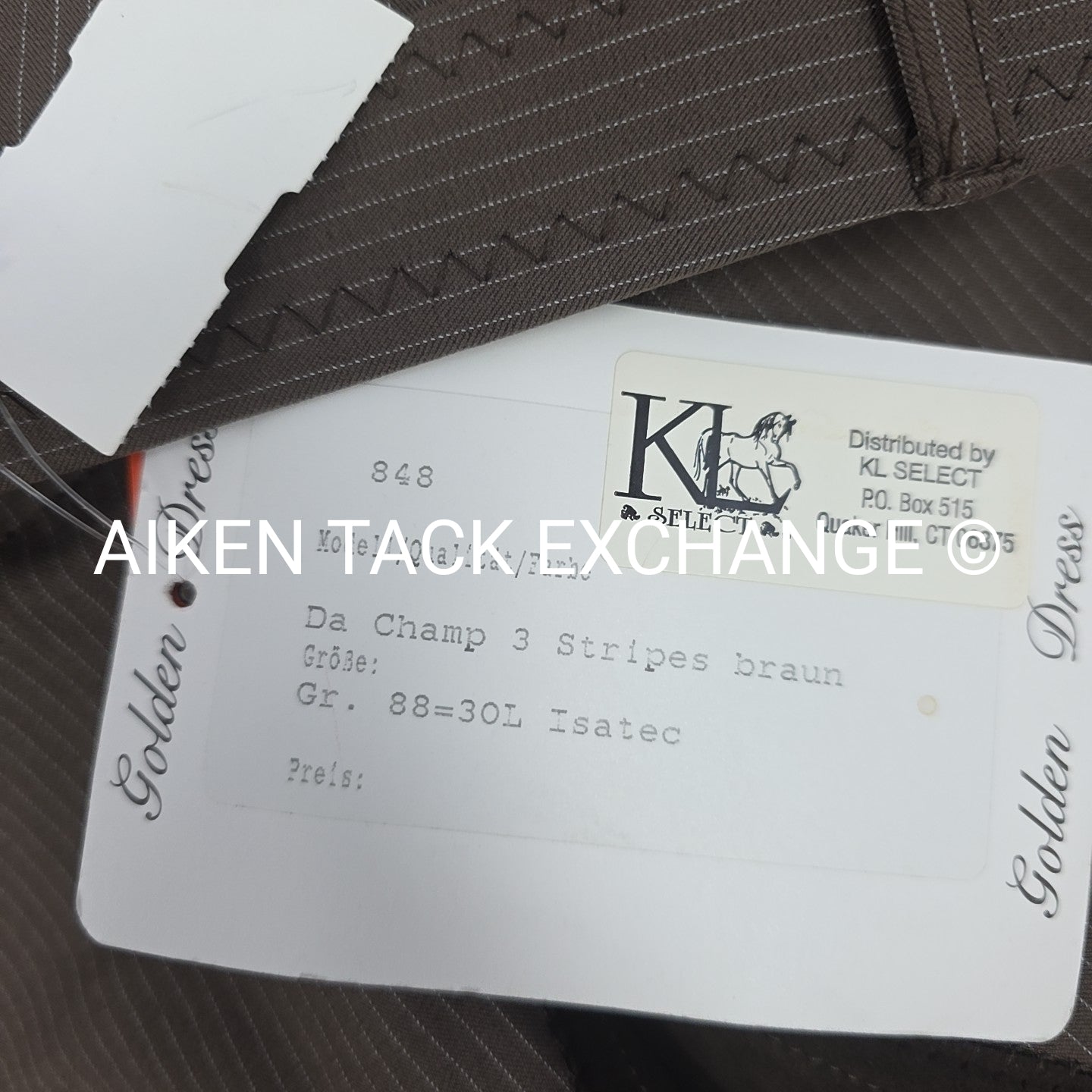 Golden Dress Da Champ Full Leather Seat Breeches, Women's 30 Long