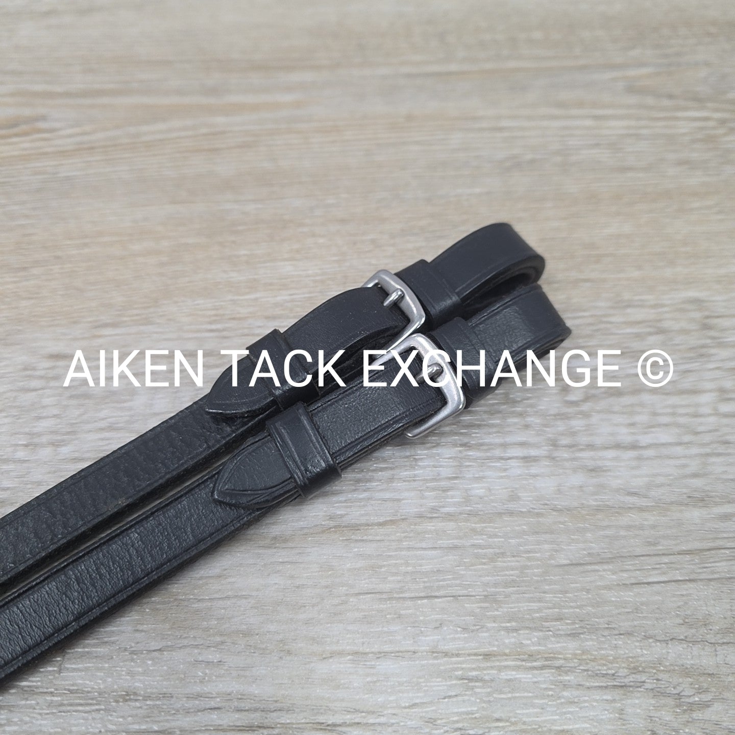 Cotton Web Reins, Black, 58"