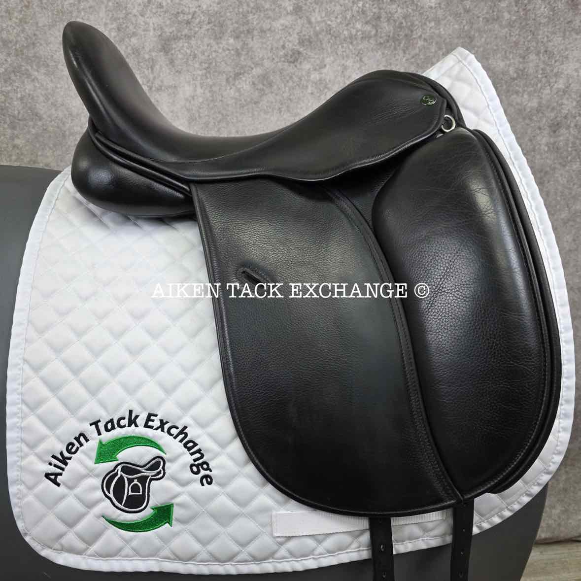 Cardanel Dressage Saddle, 18.5" Seat, Medium Wide Tree, Wool Flocked Panels