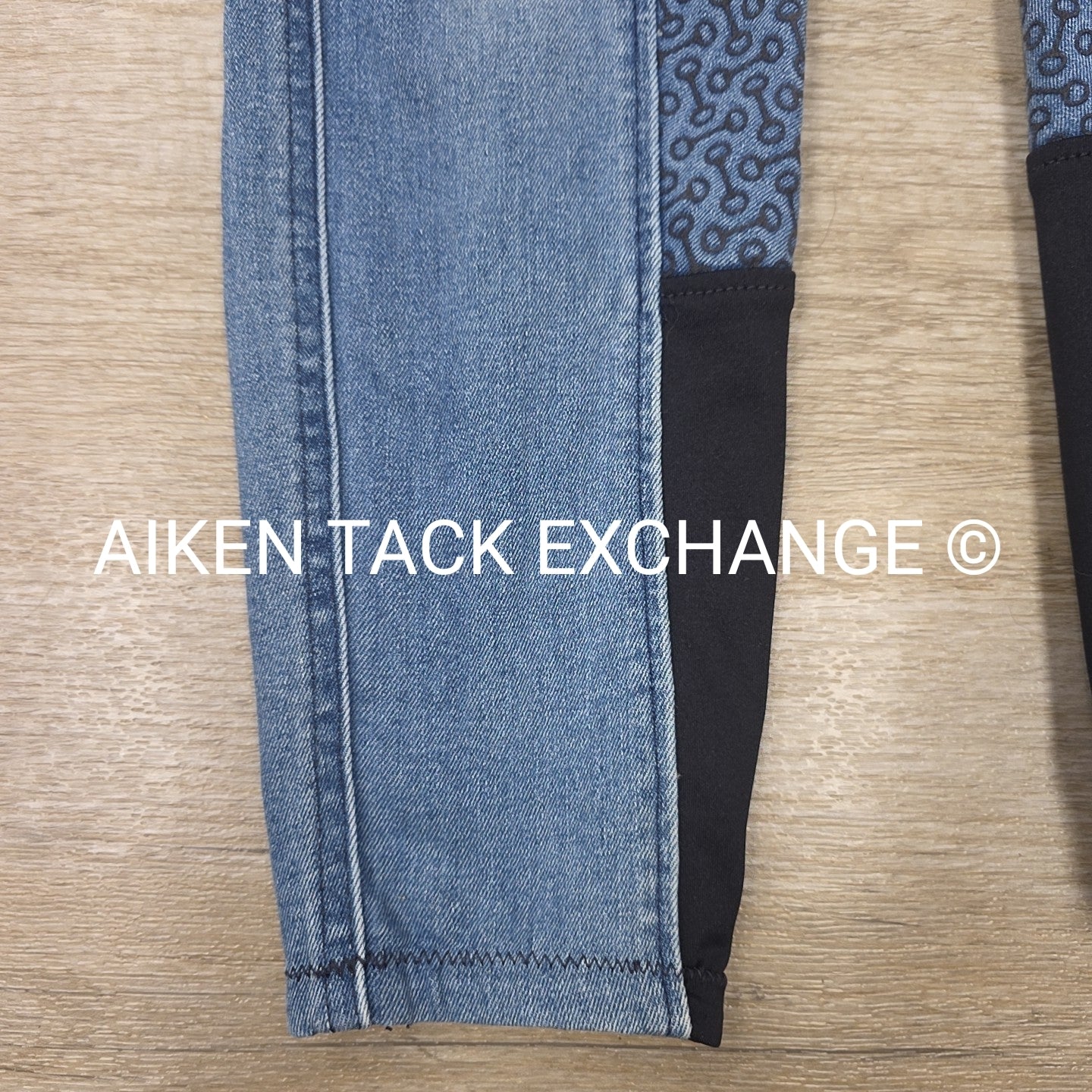 Horze Silicone Grip Full Seat Denim Breeches, Women's 28