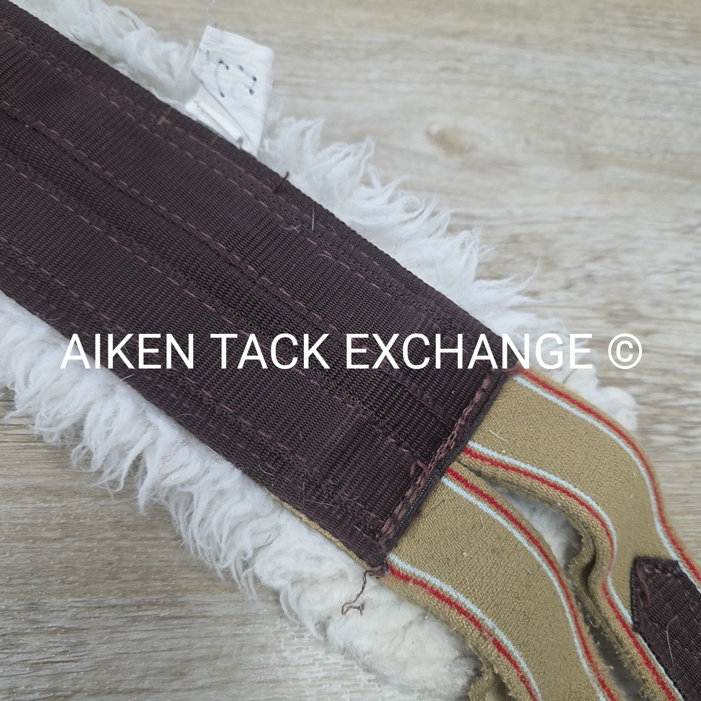 Ovation Fleece Lined Double End Elastic Girth, 52"