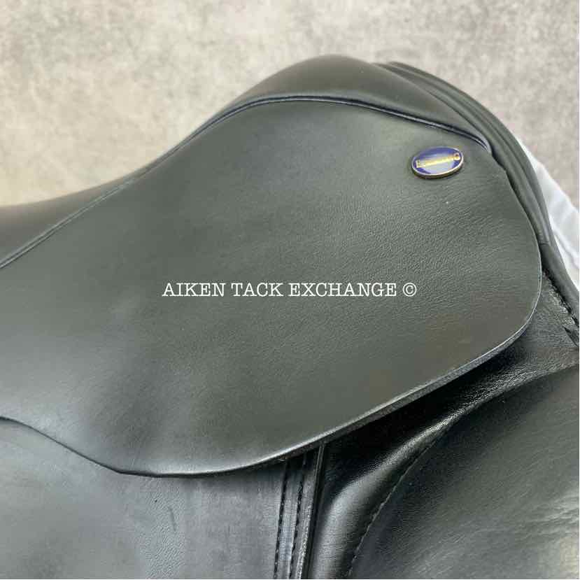 **SOLD** EuroRiding Titan II Dressage Saddle, 18" Seat, Wide Tree, Wool Flocked Panels