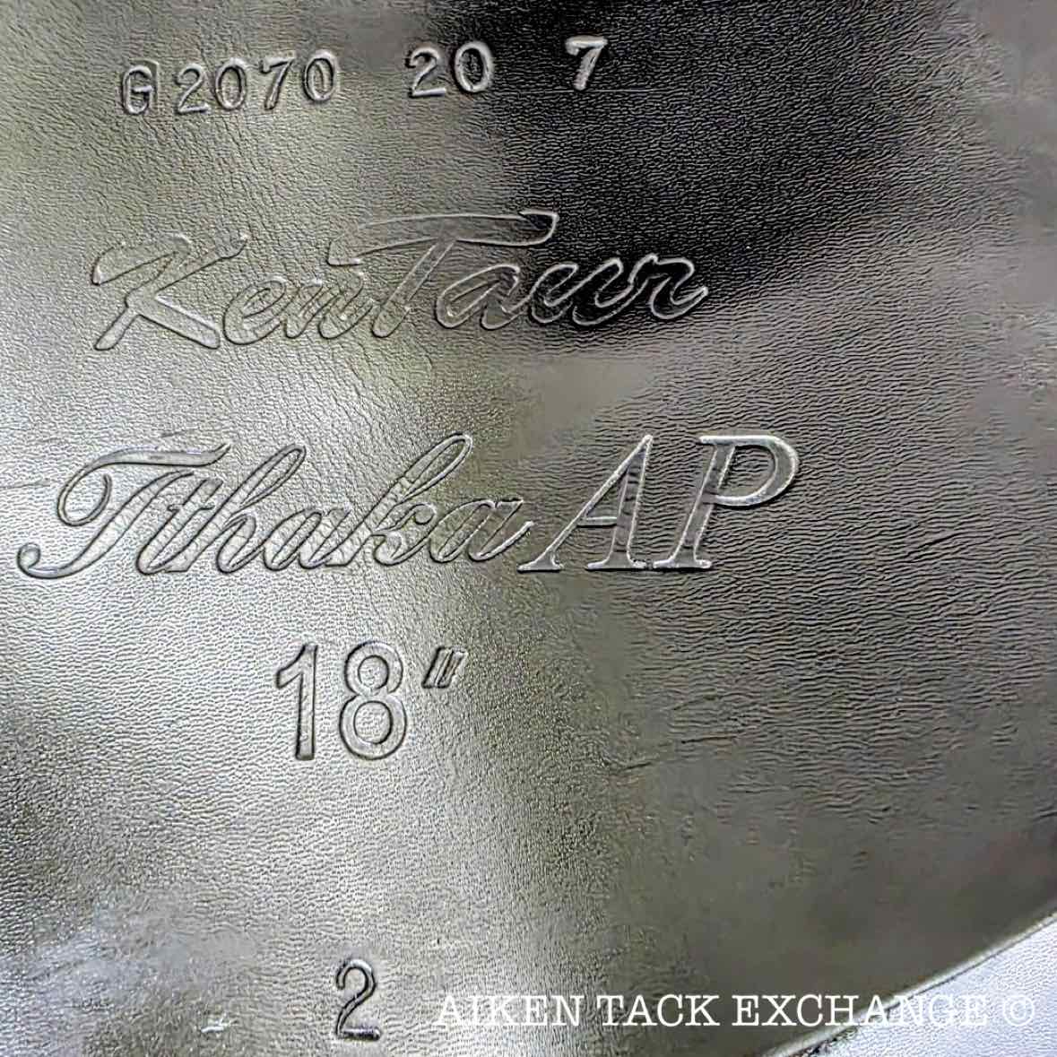 2020 Kentaur Ithaka AP Dressage Saddle, 18" Seat, Medium Wide Tree, Wool Flocked Panels