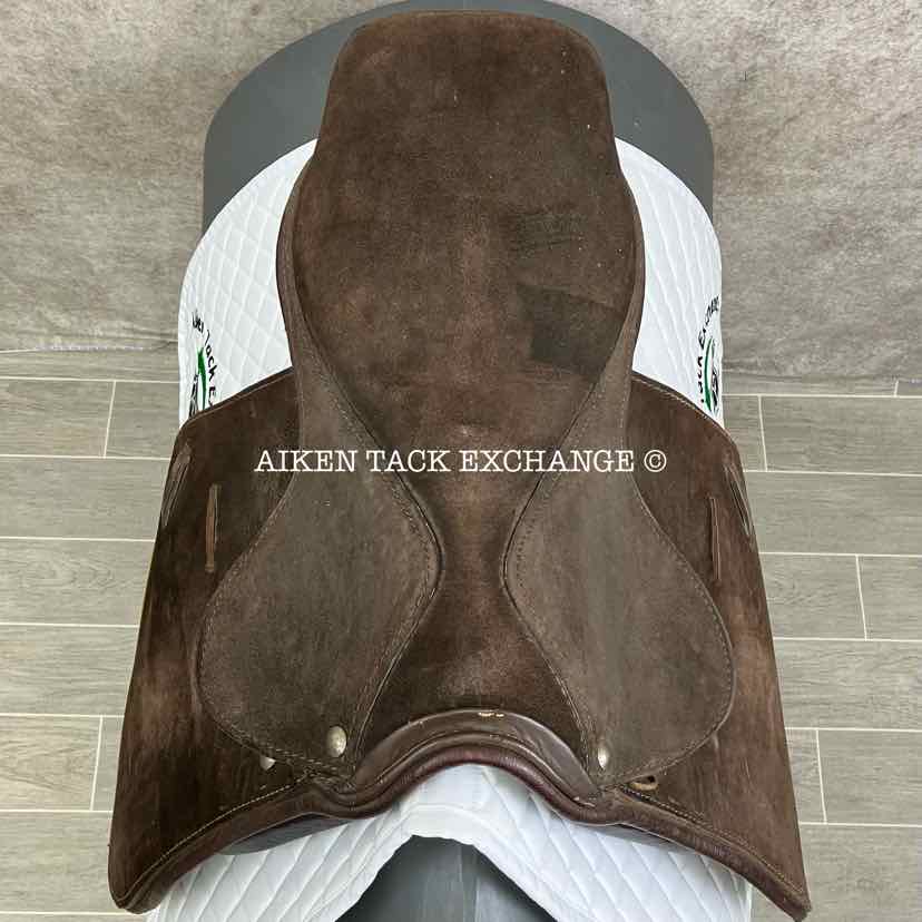 Gladiator Suede All Purpose Polo Saddle, 19" Seat, Medium Tree, Foam Panels
