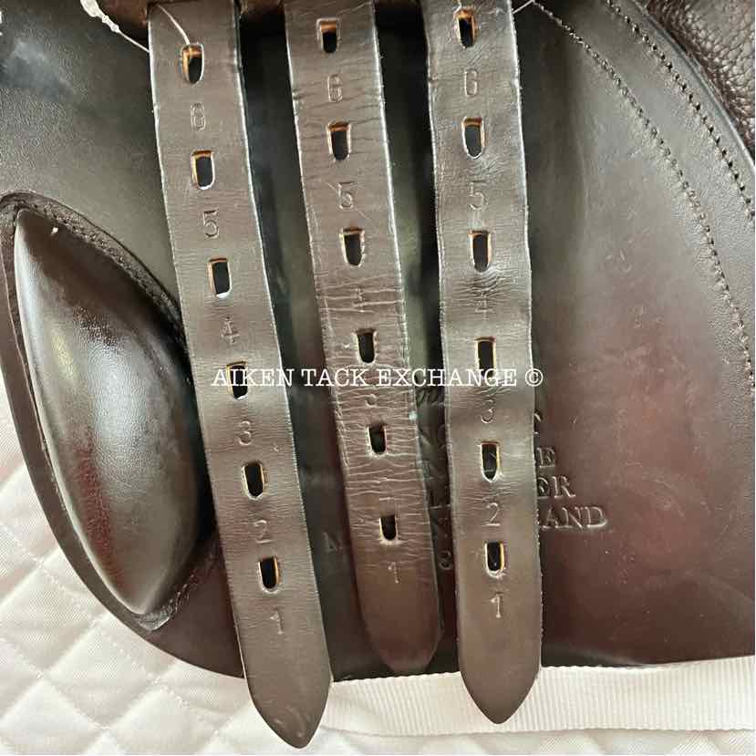 2012 County Conquest Jump Saddle, 18" Seat, Extra Wide Tree, Wool Flocked Panels