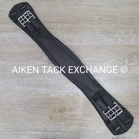 Trilogy Padded Leather Contour Girth, Black, 24"