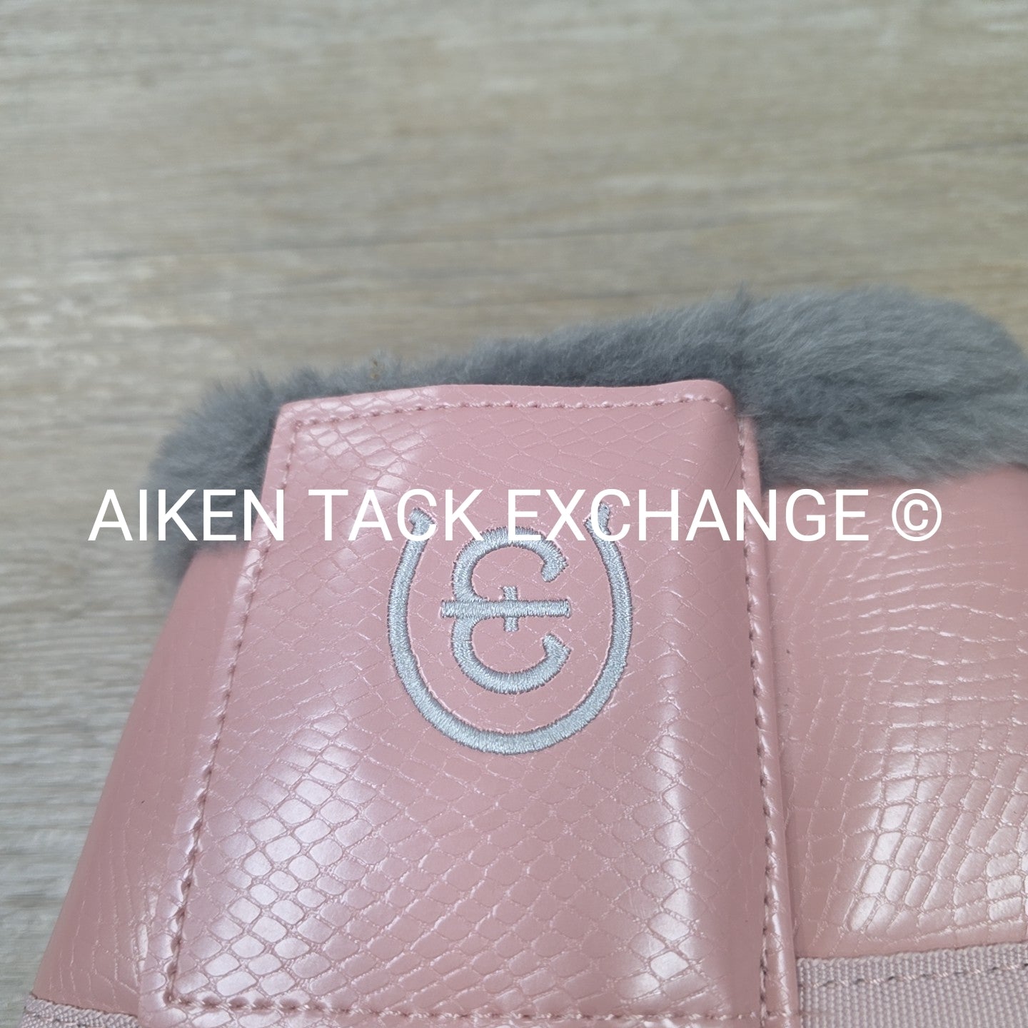 Equestrian Stockholm Fur Lined Bell Boots, Size Medium