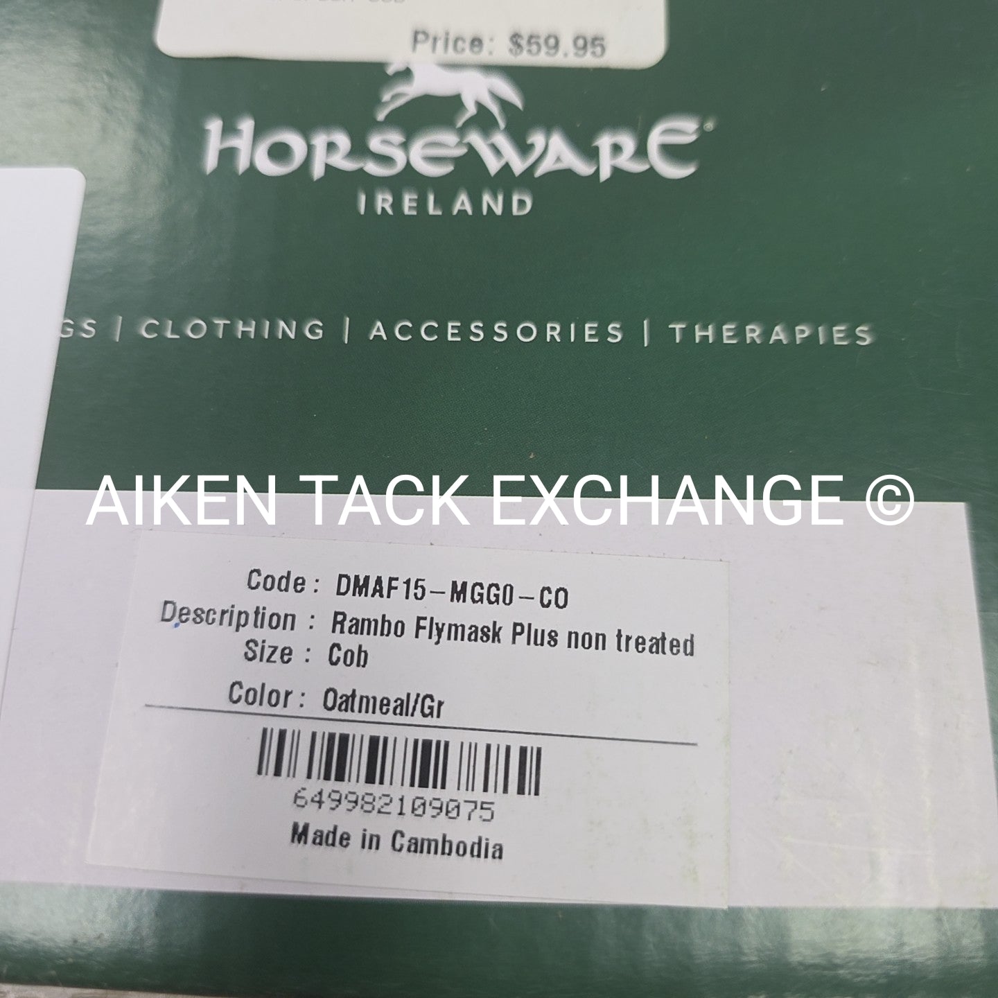 Horseware Rambo Fly Mask Plus, Size Cob