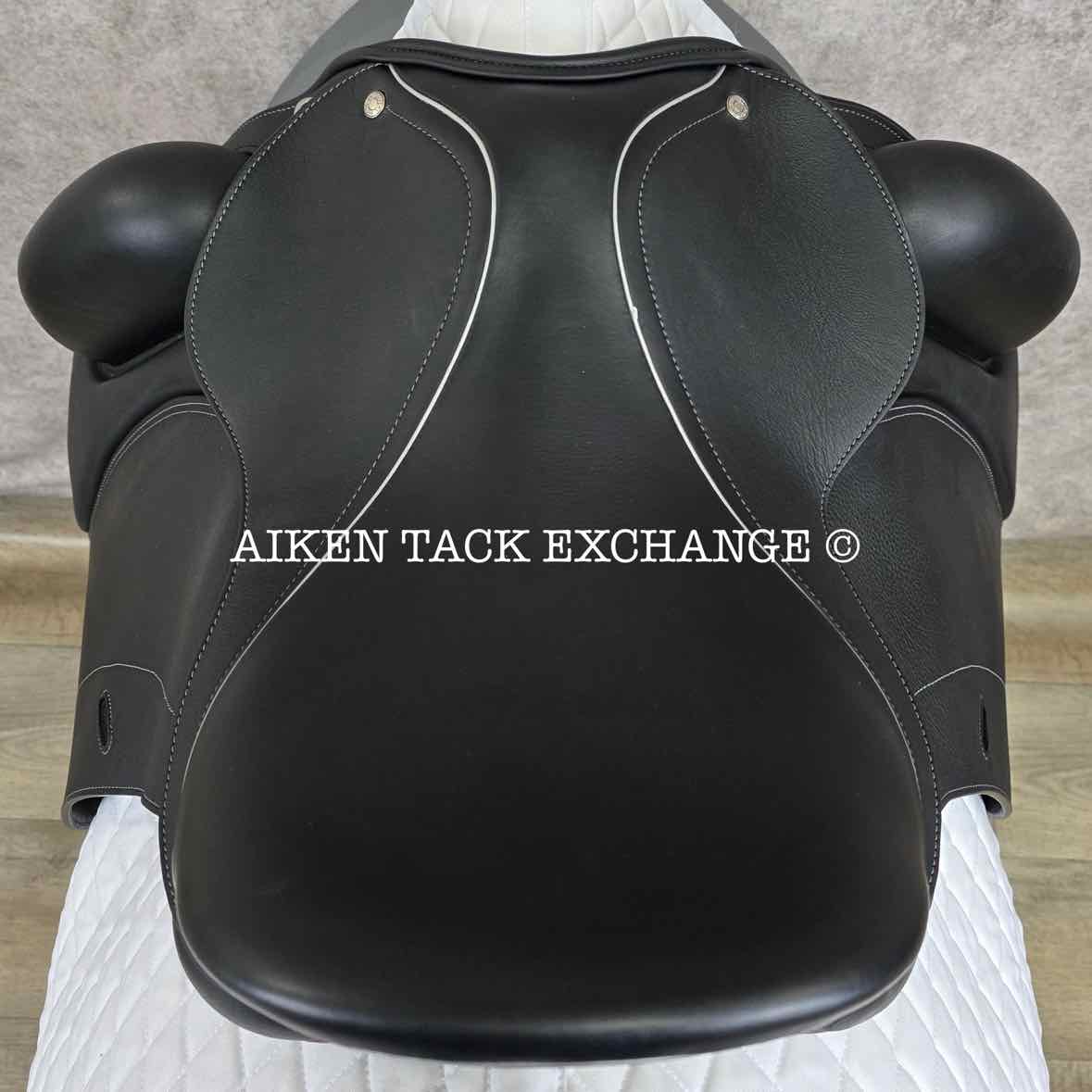 2024 Loxley by Bliss Monoflap Dressage Saddle, 17.5" Seat, Adjustable Tree - Changeable Gullet, Wool Flocked Panels