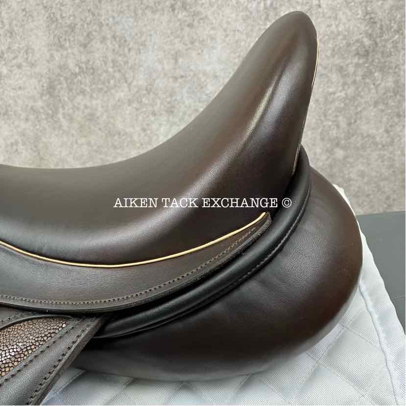 2020 Stackhouse & Ellis Monoflap Dressage Saddle, 17.5" Seat, Medium Wide Tree
