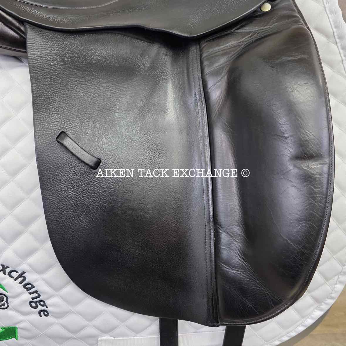 Trilogy Debbie McDonald Dressage Saddle, 17" Seat, Wide Tree, Wool Flocked Panels