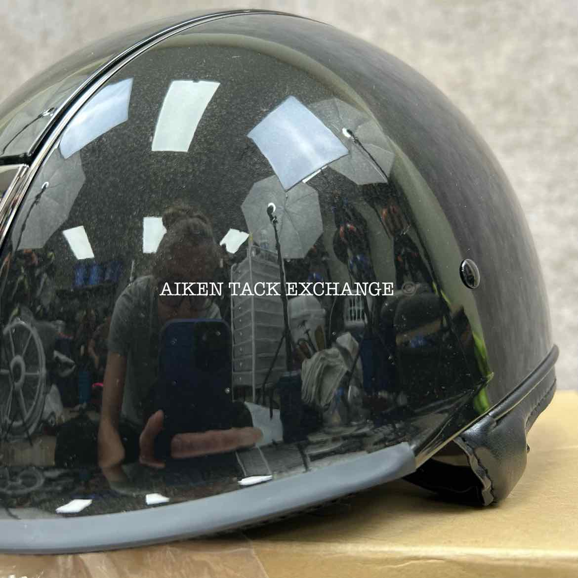 2017 motorcycle helmets Samshield Shadow Race Glossy Helmet, Size 6 7/8 (55) MFG Date 11/2017 – Aiken Tack Exchange