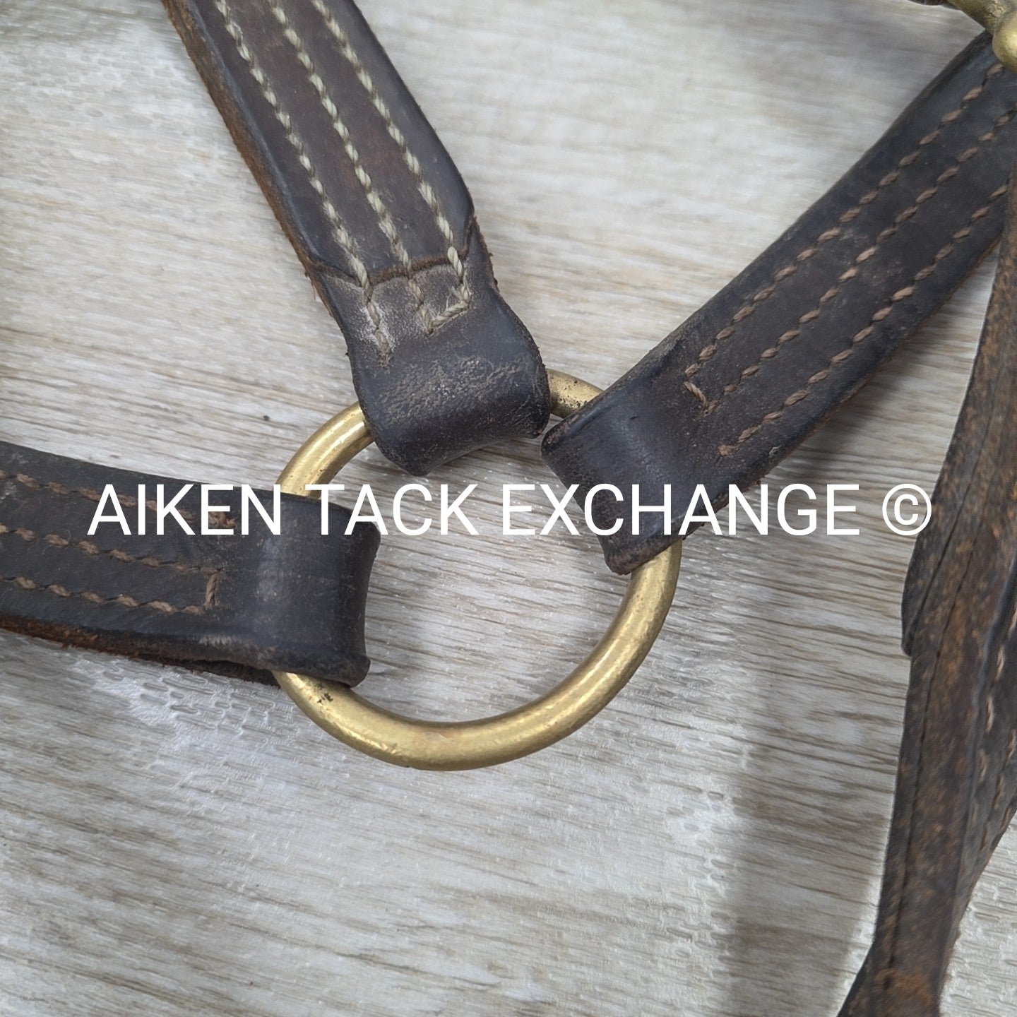 BARGAIN BUNDLE: 2 Leather Halters, Has Name Plates, Size Full