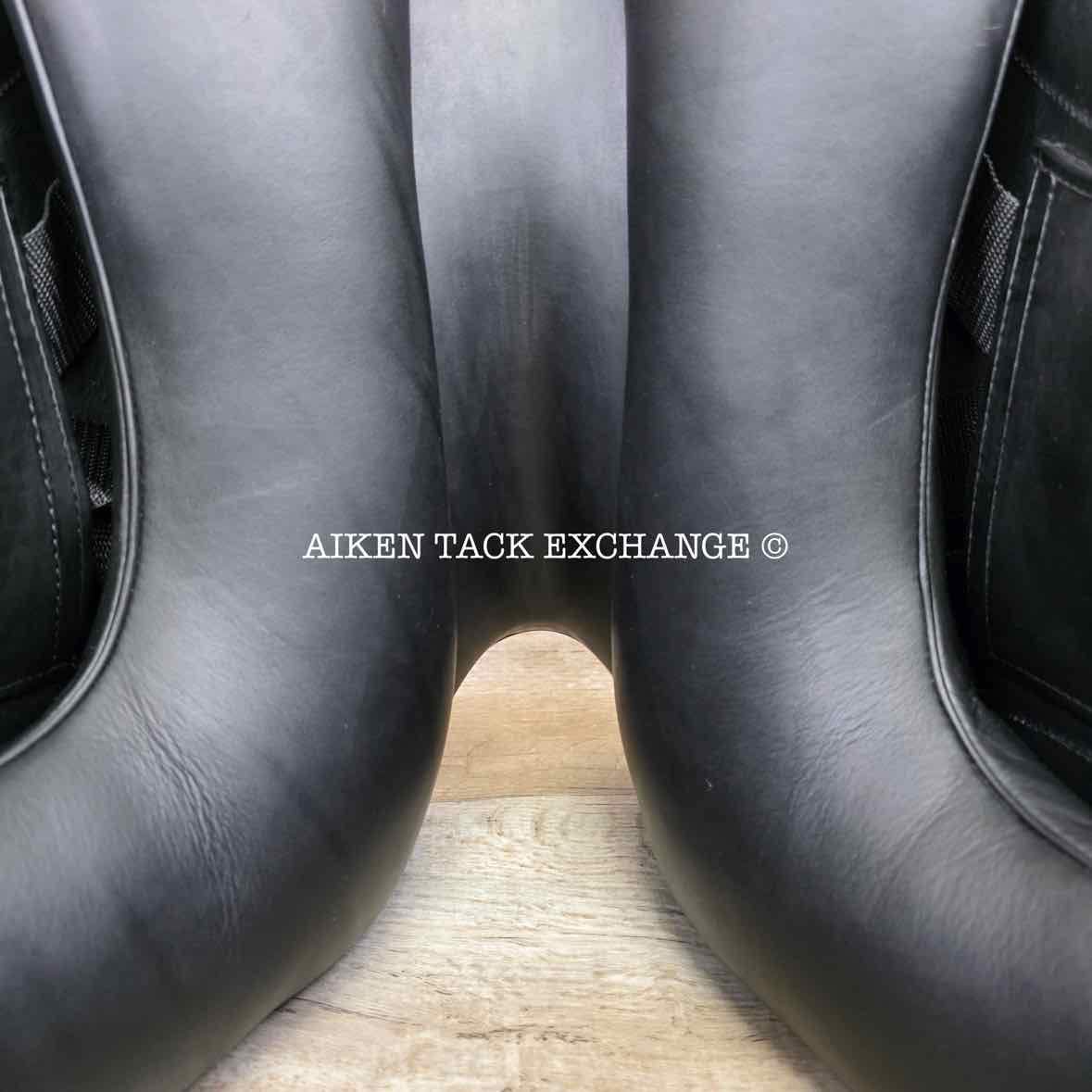 2022 JC Performance Line P2 Monoflap Dressage Saddle, 17.5" Seat, 34 Tree - MW, Wool Flocked Pony Panels