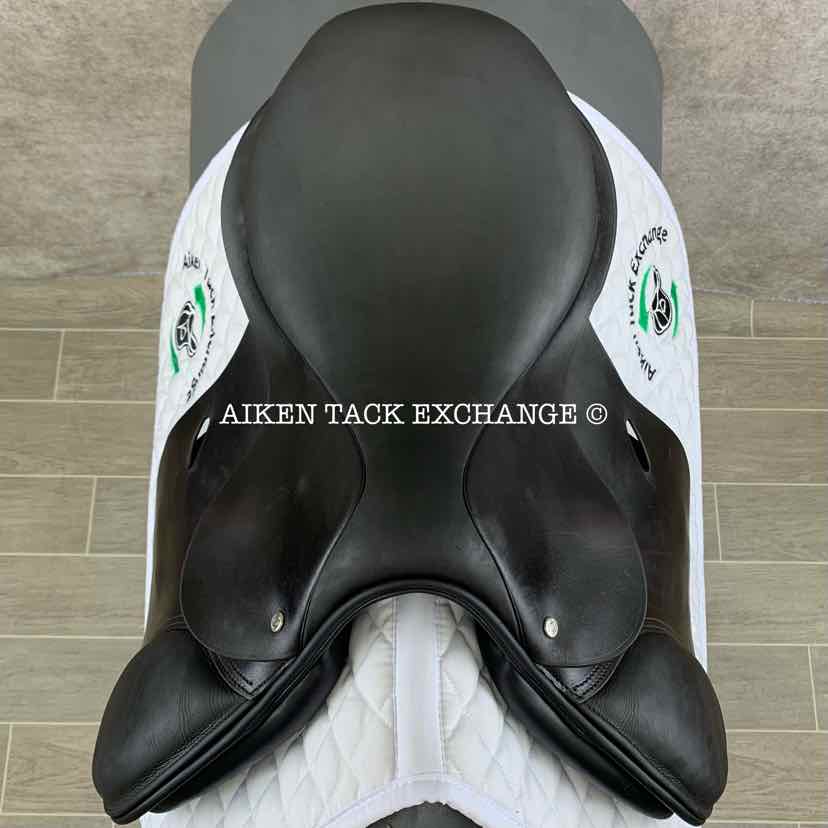 2017 Stackhouse Close Contact Jump Saddle, 16.5" Seat, Short Flap, Medium Narrow
