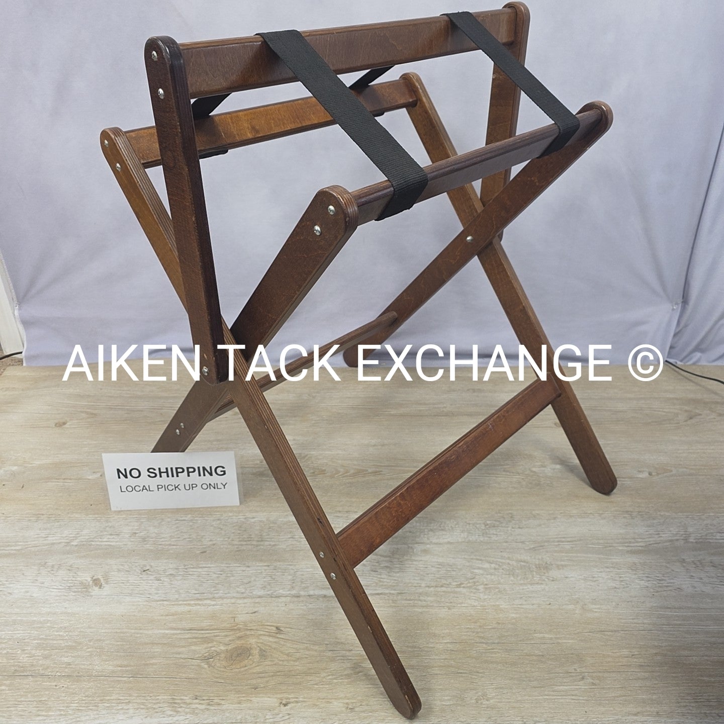 Wood Portable Folding Saddle Stand