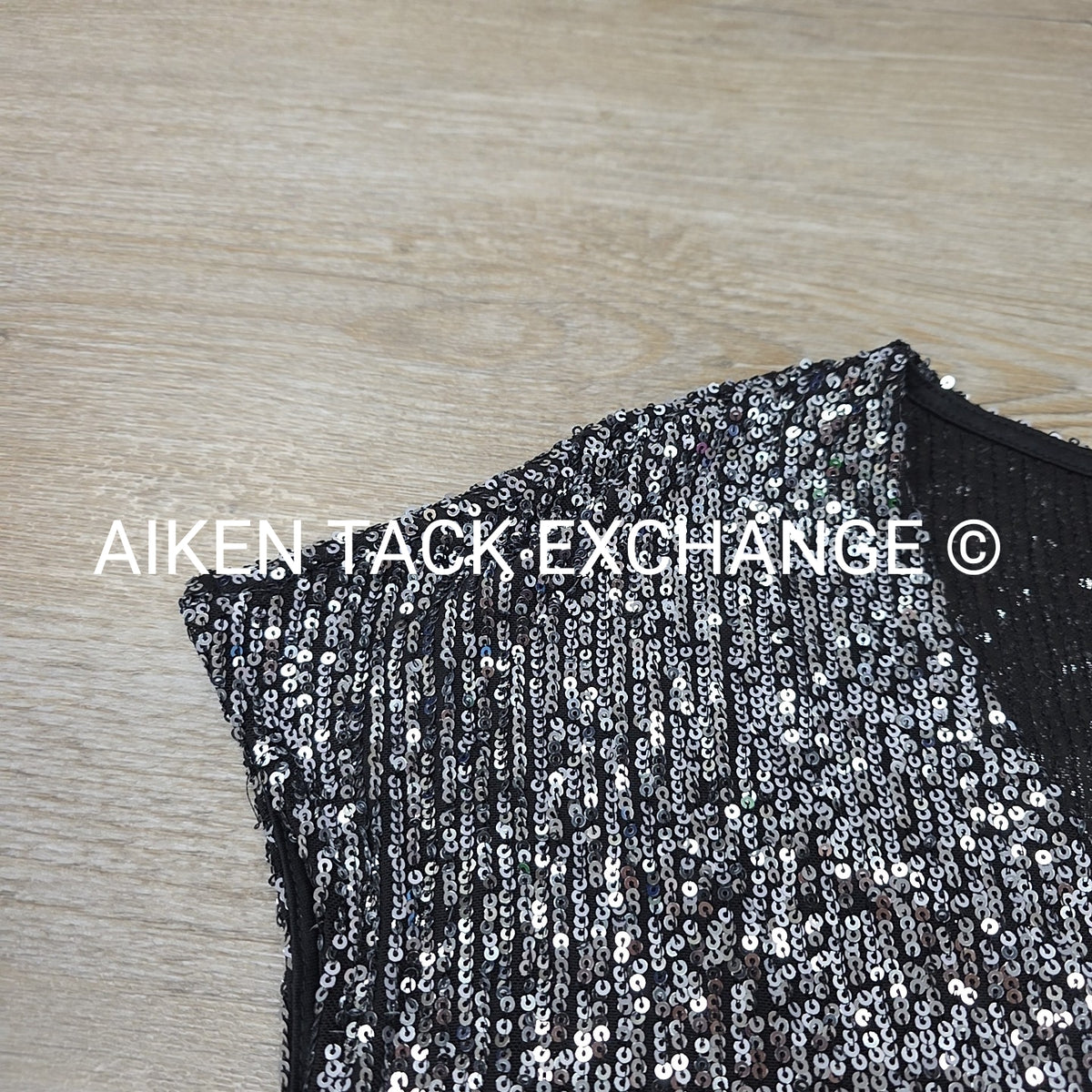MSK Short Sleeve Sequin Blouse, Women's Small