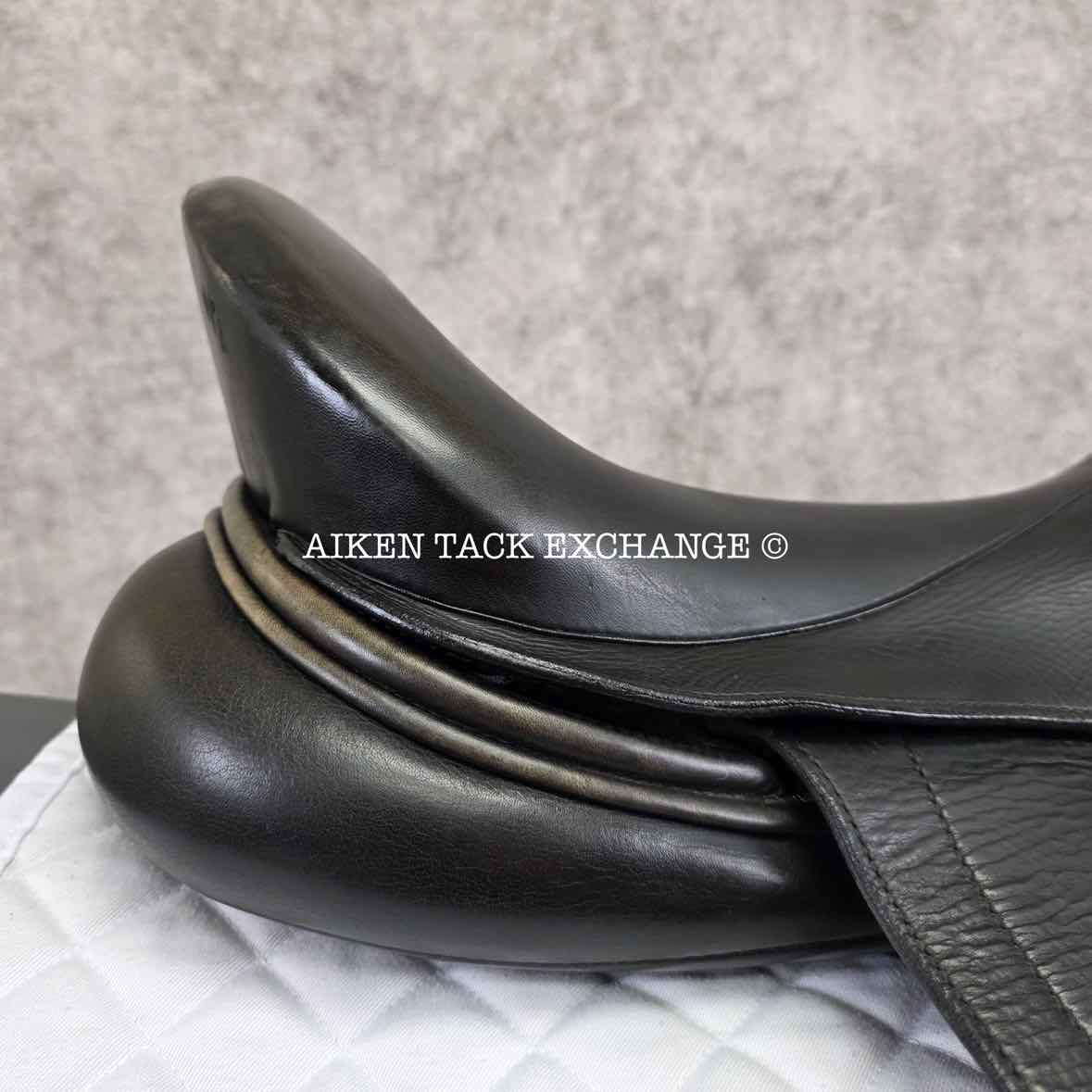 2012 DK Saddlery Liberty Monoflap All Purpose Jump Saddle, 17.5" Seat, Medium Wide Tree, Wool Flocked Panels