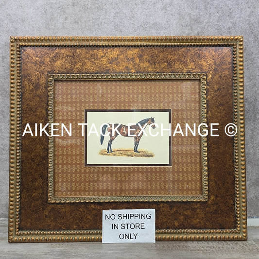 PL. 10 Nougat by L. Penicut, Embroidered, Matted, Framed, 31" x 27"