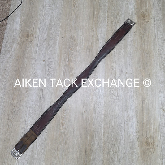 Harmohn Kraft Americana Leather Girth with Elastic on One Side, 52"