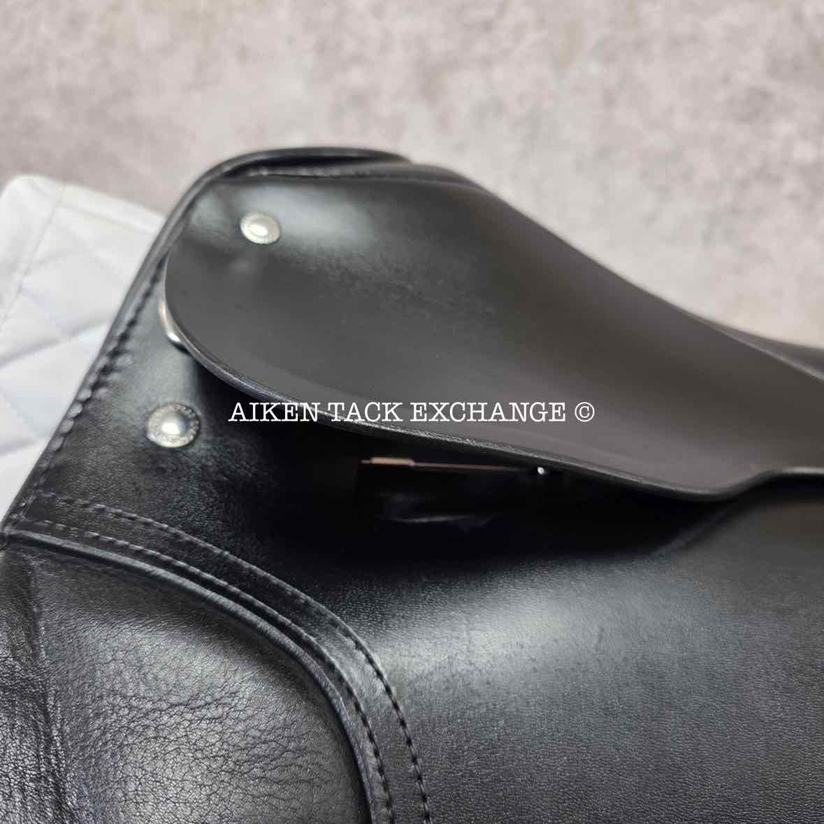 2006 Passier Corona Dressage Saddle, 18" Seat, Long Flap, Medium Wide Tree, Wool Flocked Panels