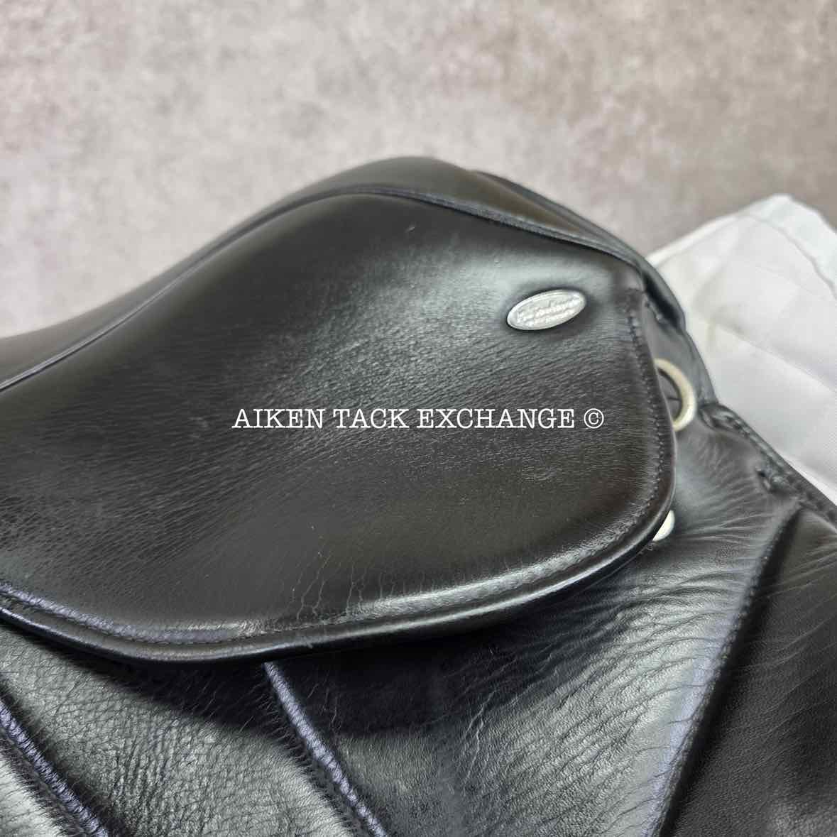 Marcel Toulouse Alissa Platinum Genesis Dressage Saddle, 17.5" Seat, Adjustable Tree, Wool Flocked Panels