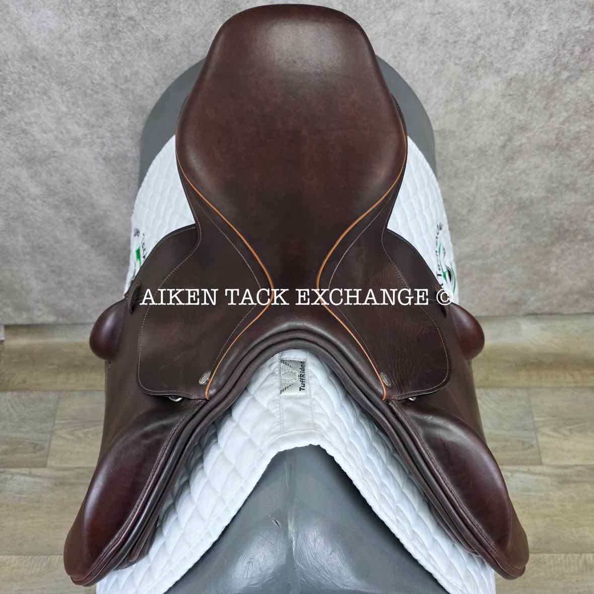Marcel Toulouse Marielle Genesis Professional Monoflap Eventing Jump Saddle, 18" Seat, Adjustable Tree, Wool Flocked Panels