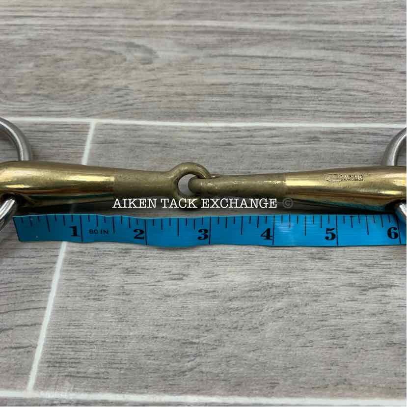 Herm Sprenger Aurigan Single Joint Loose Ring Bit 5.75"