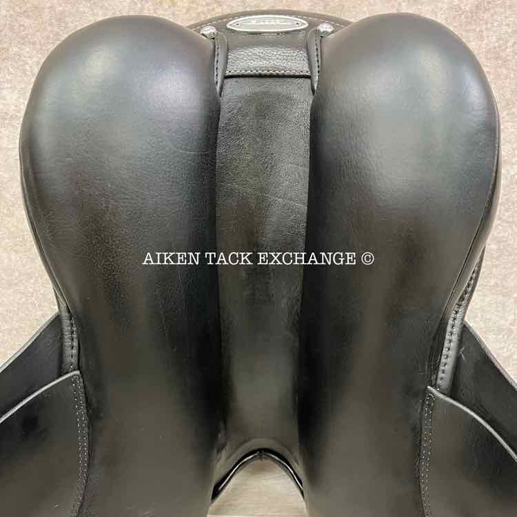 **SOLD** 2013 Stubben D Genesis Dressage Saddle, 18" Seat with Biomex, 31 cm Tree - MW/W, Wool Flocked Panels
