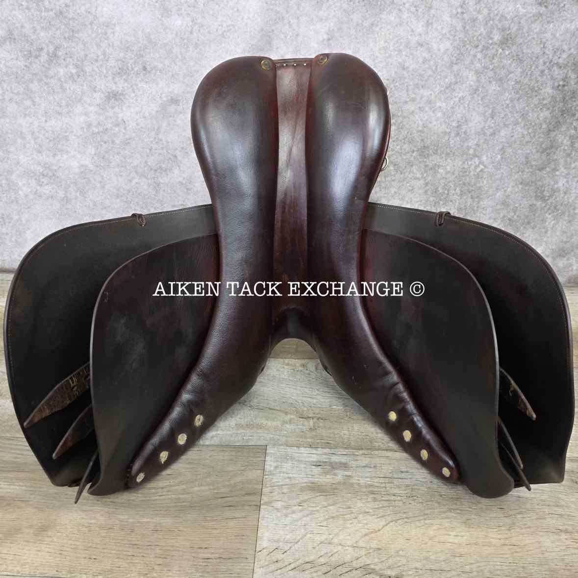 Hermes Steinkraus Close Contact Jump Saddle, 18" Seat, Medium Tree, Foam Panels