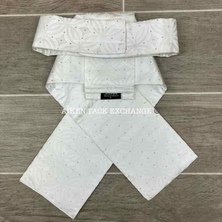 Shires Brocade Ready Tied Stock Tie, Size Large