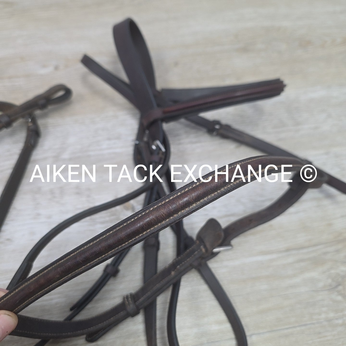 BARGAIN BUNDLE: Bridleway Fancy Stitched Bridle Oversize, Plain Raised Bridle Ov
