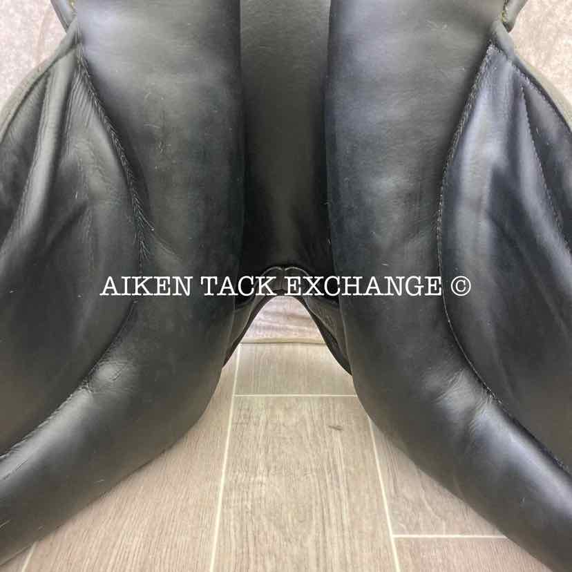 2016 Custom Saddlery Everest R Monoflap Dressage Saddle, 17.5" Seat, Adjustable