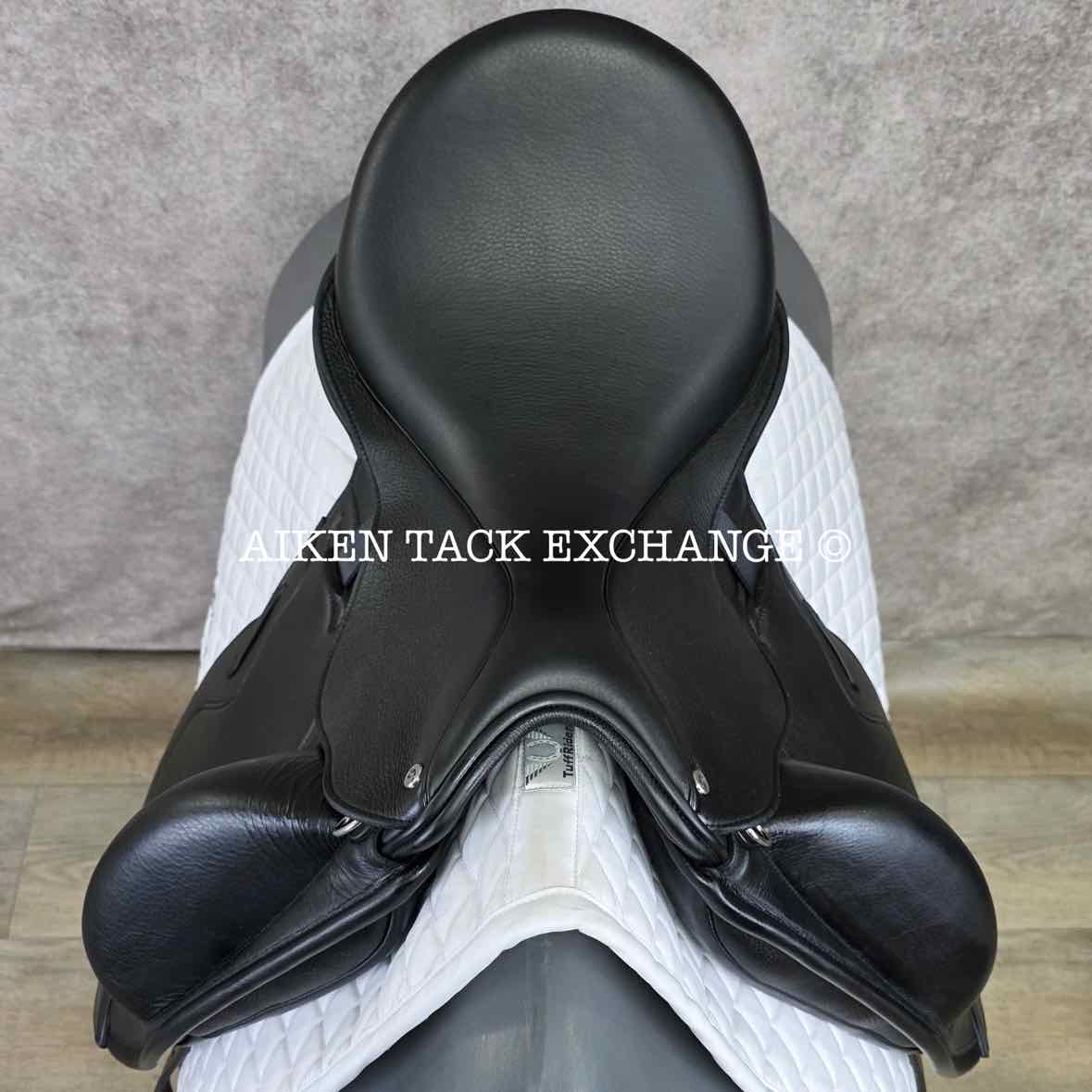 2023 Envy by Custom Saddlery Aurora Monoflap Dressage Saddle, 17.5" Seat, Adjustable Tree, Wool Flocked Panels