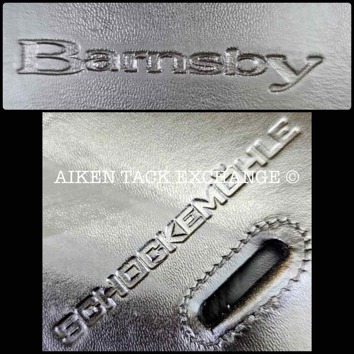 Barnsby Shockemohle Jump Saddle, 18" Seat, Medium Tree, Wool Flocked Panels