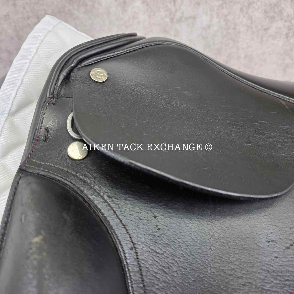 Thornhill Germania Klasse Dressage Saddle, 19" Seat, XX-Wide Hoop Tree, Wool Flocked Panels