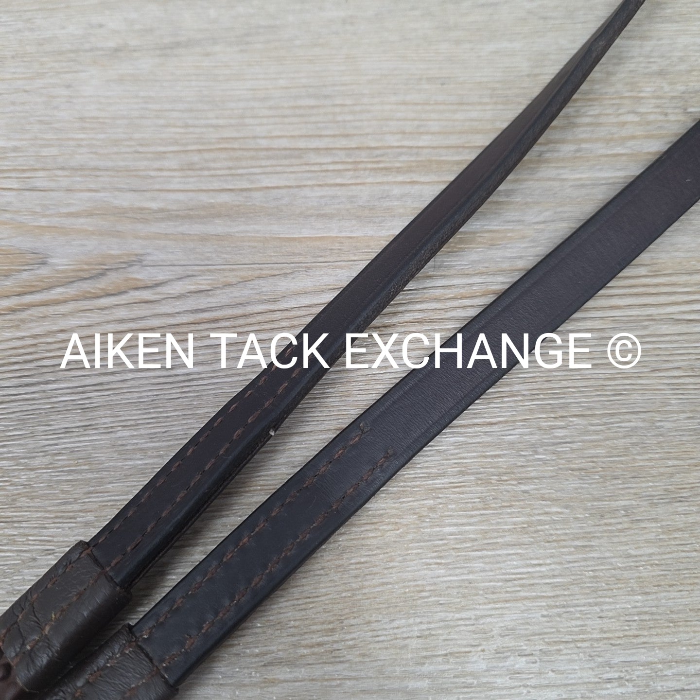 Nunn Finer Rubber Reins, Brown, 60"