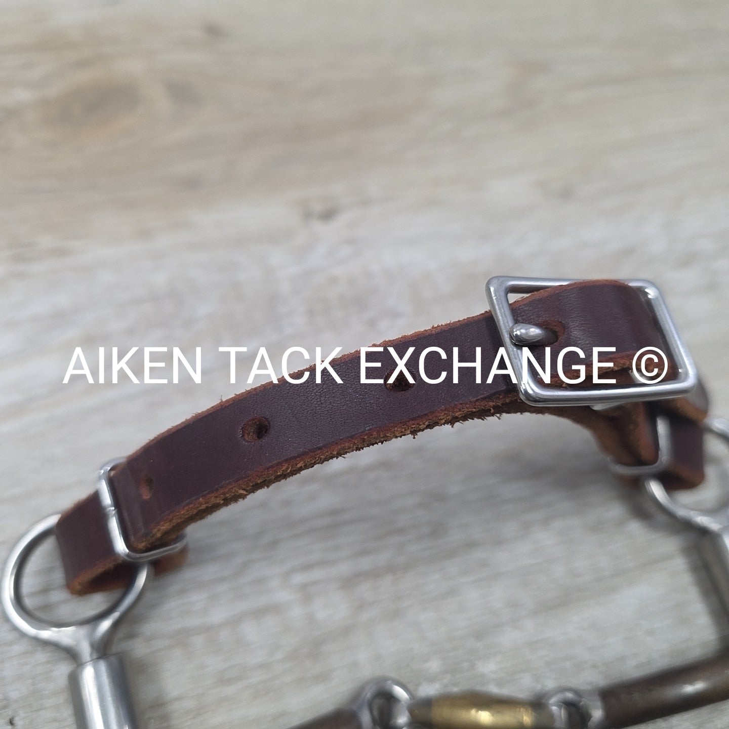 Bowman Bits Double Joint Tear Drop Curb Bit with Curb Strap 5.25"