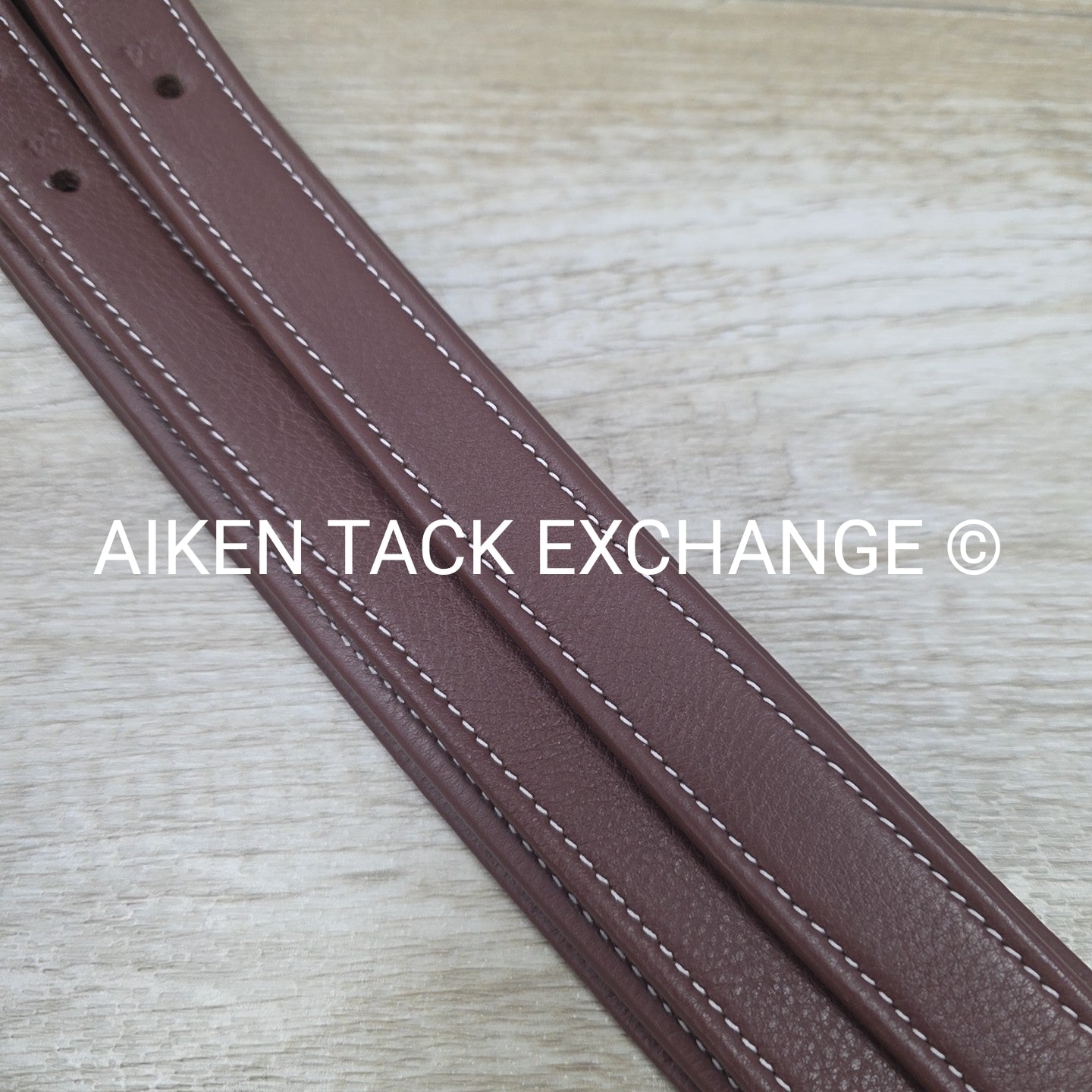 HDR Laureate Triple Covered Stirrup Leathers with Flat Buckles, Oakbark, 60"