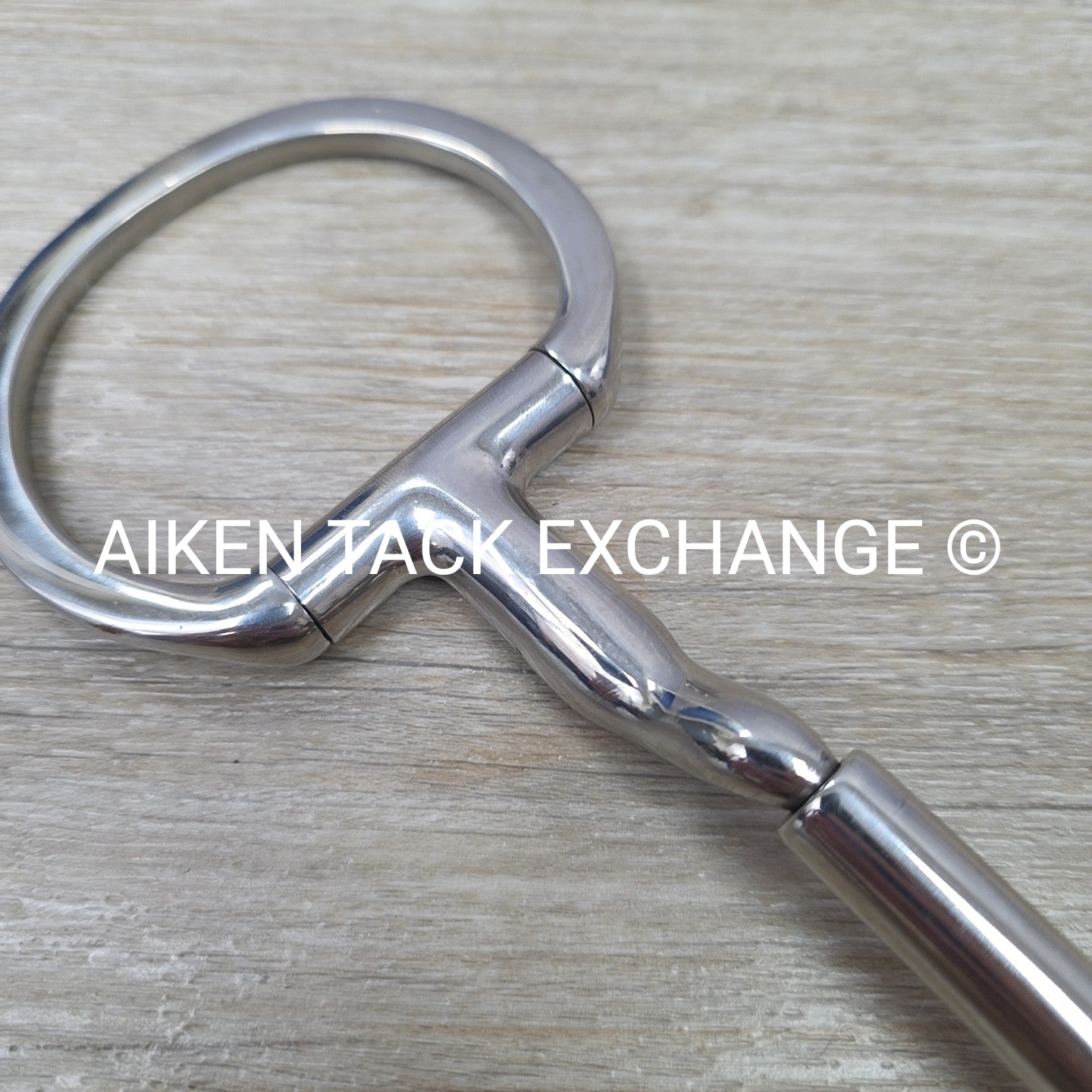 Myler Eggbutt without Hooks Forward Tilt Ported Barrel Bit MB 36 6"