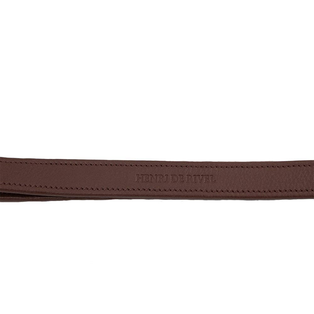 Henri de Rivel Triple Covered Close Contact Stirrup Leathers: Black / 60