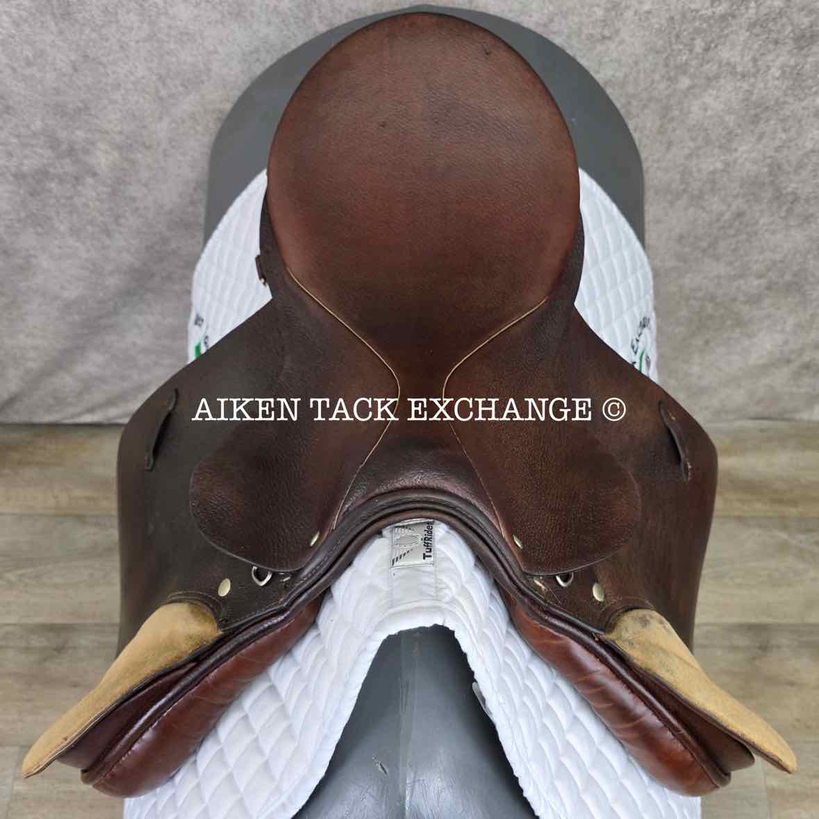 Stubben Siegfried All Purpose Saddle, 17" Seat, 32cm Tree - Wide, Wool Flocked Panels