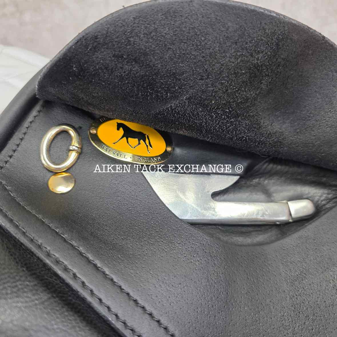 **SOLD** 2010 Black Country Eloquence Dressage Saddle, 17.5" Seat, W/XW Freedom Hoop Tree, Wool Flocked Panels