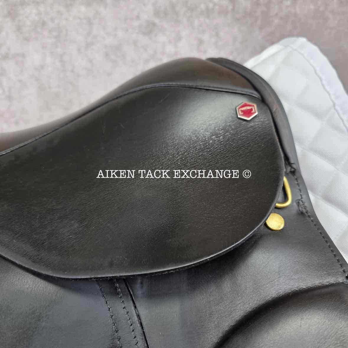 Albion Original Comfort Dressage Saddle, 18" Seat, M/MW Tree, Wool Flocked Panels
