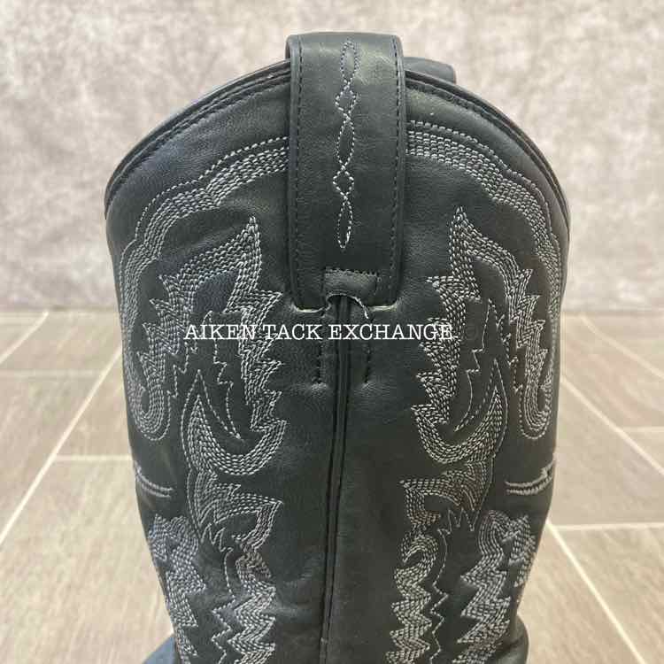 Lagrange Ostrich Square Toe Western Boot, Size 7