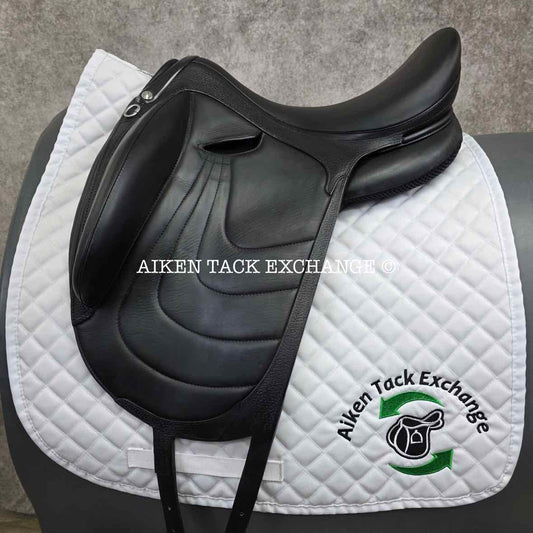 2022 Devoucoux Makila Harmonie Monoflap Dressage Saddle, 17.5" Seat - 002, 2A Flap, Dynamick Tree - Medium, D3D Panels, Full Buffalo Leather